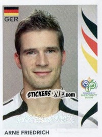 Figurina Arne Friedrich - FIFA World Cup Germany 2006 - Panini