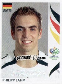 Sticker Philipp Lahm - FIFA World Cup Germany 2006 n. 22 - Panini