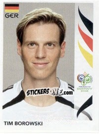 Sticker Tim Borowski - FIFA World Cup Germany 2006 - Panini