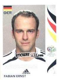 Sticker Fabian Ernst - FIFA World Cup Germany 2006 - Panini