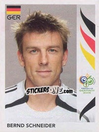Figurina Bernd Schneider - FIFA World Cup Germany 2006 - Panini