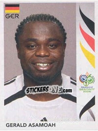 Figurina Gerald Asamoah - FIFA World Cup Germany 2006 - Panini