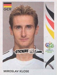 Sticker Miroslav Klose - FIFA World Cup Germany 2006 n. 33 - Panini