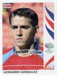Sticker Leonardo Gonzalez - FIFA World Cup Germany 2006 n. 40 - Panini