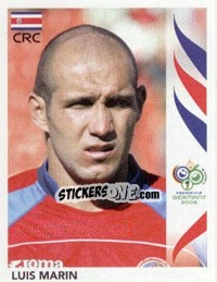 Sticker Luis Marin - FIFA World Cup Germany 2006 n. 41 - Panini