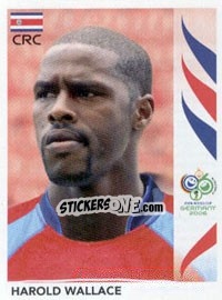 Sticker Harold Wallace - FIFA World Cup Germany 2006 n. 44 - Panini