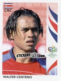 Sticker Walter Centeno - FIFA World Cup Germany 2006 n. 47 - Panini