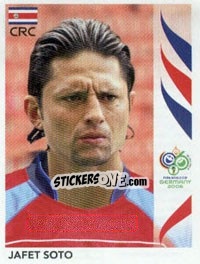 Sticker Jafet Soto - FIFA World Cup Germany 2006 n. 50 - Panini