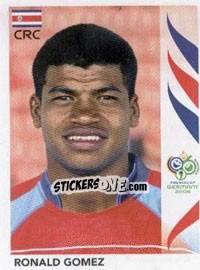 Sticker Ronald Gomez - FIFA World Cup Germany 2006 n. 51 - Panini
