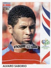 Cromo Alvaro Saborio - FIFA World Cup Germany 2006 - Panini