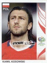 Sticker Kamil Kosowski - FIFA World Cup Germany 2006 - Panini