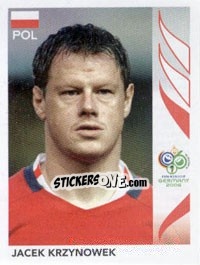 Sticker Jacek Krzynowek - FIFA World Cup Germany 2006 - Panini