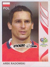 Sticker Arek Radomski - FIFA World Cup Germany 2006 n. 66 - Panini