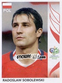 Sticker Radoslaw Sobolewski - FIFA World Cup Germany 2006 - Panini