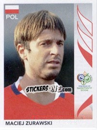 Figurina Maciej Zurawski - FIFA World Cup Germany 2006 - Panini