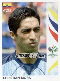 Sticker Christian Mora - FIFA World Cup Germany 2006 n. 76 - Panini