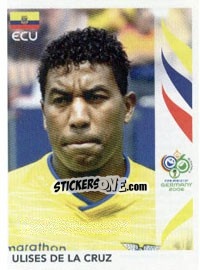 Cromo Ulises De La Cruz - FIFA World Cup Germany 2006 n. 79 - Panini