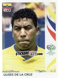 Figurina Ulises De La Cruz - FIFA World Cup Germany 2006 - Panini