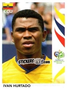 Sticker Ivan Hurtado - FIFA World Cup Germany 2006 - Panini