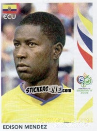 Sticker Edison Mendez - FIFA World Cup Germany 2006 - Panini