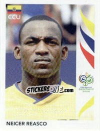 Figurina Neicer Reasco - FIFA World Cup Germany 2006 - Panini