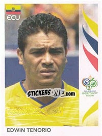 Sticker Edwin Tenorio - FIFA World Cup Germany 2006 - Panini