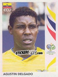 Sticker Agustin Delgado - FIFA World Cup Germany 2006 - Panini
