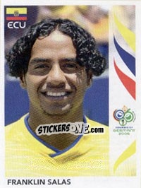 Cromo Franklin Salas - FIFA World Cup Germany 2006 - Panini