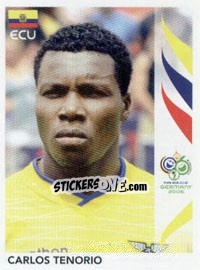 Sticker Carlos Tenorio - FIFA World Cup Germany 2006 - Panini