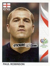 Figurina Paul Robinson - FIFA World Cup Germany 2006 - Panini