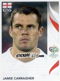 Sticker Jamie Carragher - FIFA World Cup Germany 2006 - Panini