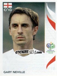 Sticker Gary Neville