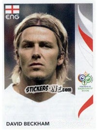 Cromo David Beckham - FIFA World Cup Germany 2006 - Panini