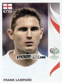 Figurina Frank Lampard - FIFA World Cup Germany 2006 - Panini