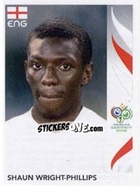 Figurina Shaun Wright-Phillips - FIFA World Cup Germany 2006 - Panini