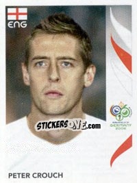Sticker Peter Crouch - FIFA World Cup Germany 2006 - Panini