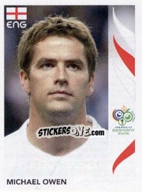 Sticker Michael Owen - FIFA World Cup Germany 2006 - Panini