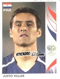 Cromo Justo Villar - FIFA World Cup Germany 2006 - Panini