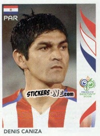 Sticker Denis Caniza - FIFA World Cup Germany 2006 - Panini