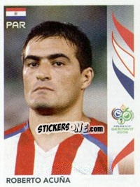 Sticker Roberto Acuña - FIFA World Cup Germany 2006 - Panini