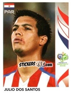 Sticker Julio Dos Santos - FIFA World Cup Germany 2006 - Panini