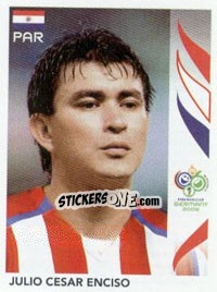 Sticker Julio Cesar Enciso - FIFA World Cup Germany 2006 - Panini