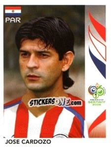 Figurina Jose Cardozo - FIFA World Cup Germany 2006 - Panini