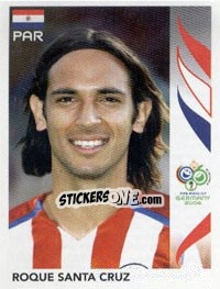 Sticker Roque Santa Cruz - FIFA World Cup Germany 2006 - Panini