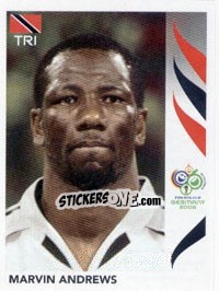 Sticker Marvin Andrews - FIFA World Cup Germany 2006 - Panini