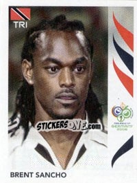 Sticker Brent Sancho - FIFA World Cup Germany 2006 - Panini