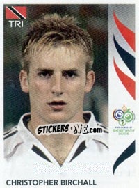 Sticker Christopher Birchall - FIFA World Cup Germany 2006 - Panini