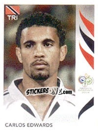 Figurina Carlos Edwards - FIFA World Cup Germany 2006 - Panini