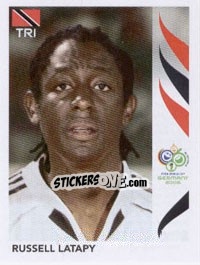 Sticker Russell Latapy - FIFA World Cup Germany 2006 - Panini