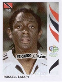 Figurina Russell Latapy - FIFA World Cup Germany 2006 - Panini